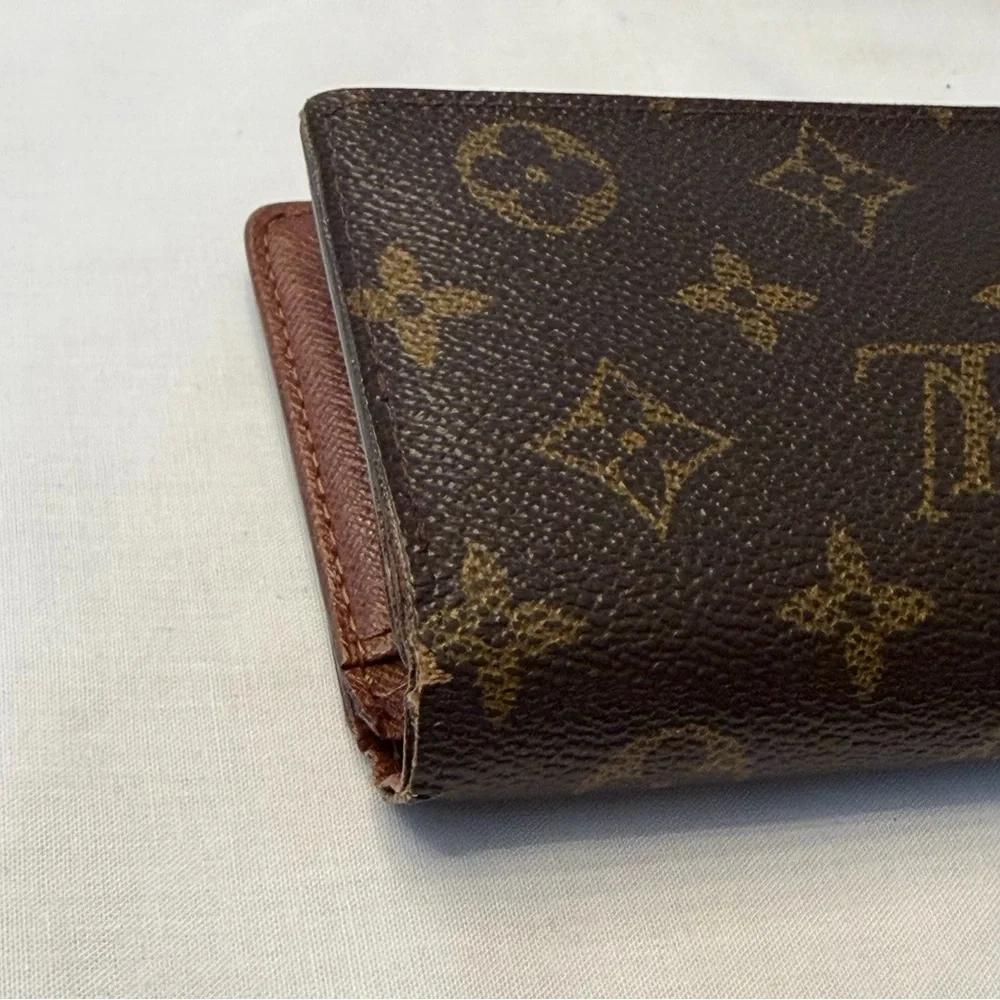 Louis‎ Vuitton Monogram Porte Monnaie Vieille Small Wallet Coin Purse Vintage